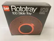 NEW GAF Rototray 100 Slide Tray Projector - Sawyer's 2 x 2 Slides/Read