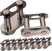 SEWOART 10pcs Quick Release Chain Link Connector Buckle for Motorcycles Atv Off Road Vehicles Durable Chain Supplies Easy Installation for Secure Connections