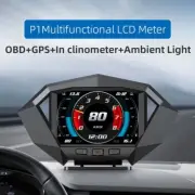 Car Speed Speedometer OBD2+GPS HUD Head Up Display Slope Meter Alarm 12 Modes (for: BMW)