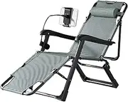 Zero Gravity Lounge Chair, Zero Gravity Chair Oversized Zero Gravity Lounge Chair Patio Foldable Adjustable Reclining Chair for Outdoor Camping Garden Patio Lawn, Bearing 200KG Lounge Chair