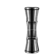 2-in-1 Stainless Steel Pepper Grinder Double-Head Manual Spice Mill Silver