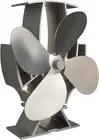 Superfast Half Heated Stove Fan - Heat Powered Efficient Fireplace Fan for Wood