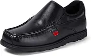 [Kickers] Juniors Fragma Slip Loafers - Black, 5 UK (38 EU)