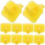 HORIALENCE 10pcs Hood Prop Rod Clamp Durable Engine Hood Support Clips for Sturdy Retainer Clips for Secure Prop Rod Holder Reliable Auto Accessories