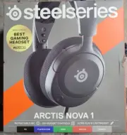 SteelSeries Arctis Nova 1 Wired Gaming Headset for PC, PS4|5, Xbox X|S, Black