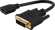 PHILIPS DVI to HDMI Adapter 2 Pack, 4K @ 30 Hz, Works with Smart TVs, Roku, Fire Stick, Blu Ray, Streaming Devices, Monitors, Projectors, SWV3453B/37
