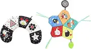 Generic Prone Bed Pillows Black and White Shower Tummy Time Tummy Time High Contrast Polyester Colorful