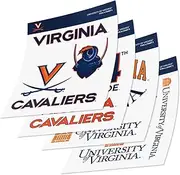 Desert Cactus University of Virginia Stickers Cavaliers UVA Wahoos Vinyl Decal Laptop Water Bottle Car Scrapbook 13.5x11 Sheet (Type A)