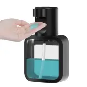 Black Electric Automatic Liquid Soap Dispenser 17oz/500ml, Touchless Gel Hand...
