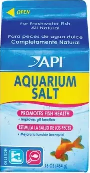 API Aquarium Salt for Freshwater, Black, 16 oz