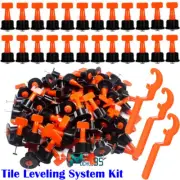 50~200pcs Tile Leveling System Kit Reusable Tile Spacer Wall Floor Clips Tools