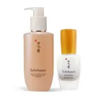 在飛比找PChome24h購物優惠-Sulwhasoo 雪花秀 潤燥煥顏組 (精華 30ml+潔