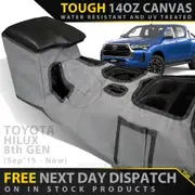 Toyota Hilux 8th Gen - AUTO - XP6 Tough Canvas Console Organiser (Available)