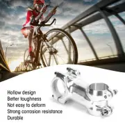 MEIJUN 31.8mm Bike Silver Stem Aluminum Alloy Bicycle Handlebar Stem HO