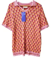 *NEW* Women's PETER ALEXANDER Multi Check Knit Sleep/Lounge Shirt Size M BNWT