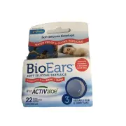 Bio Ears Soft Silicone Earplugs For Water & Noise Reduction 3 Pk.