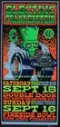 Day Glo Black Light Punk Rock Hot Rod Monster VTG 2001 Elec Frankenstein Poster