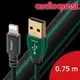 美國線聖 Audioquest USB-Digital Audio FOREST 傳輸線 (Lighting-USB) 0.75M