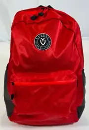 New Vessel Filled With Purpose Weatherproof Canvas Backpack Laptop Bag Red