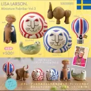 Lisa Larson Small Figure Miniature Fabriker Vol.3 Set of 6 w/ mini book Gacha