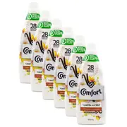 6PK Comfort 900ml Fabric Conditioner Clothes Laundry Fragrance Vanilla Orchid