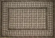 Moroccan Block Print Rectangle Cotton Tablecloth 88" x 58" Blue