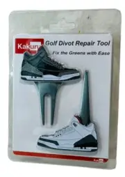 KAKURU golf divot repair tool fix the greens with ease retro sneaker