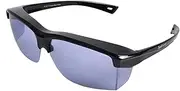 [Rapid Eyewear] ‘Vogue’ Black TRANSITION OVERGLASSES SUNGLASSES that Fit Over Your Glasses. Will Go Over Spectacles up to 140mm. For Men & Women. Darken with The Light from Cat 1 – 3. UV400 Protection