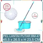 PERALATAN BIGTON LION STAR 地板拖把 RINSE LIVINA SPIN MOP 高級 BM-