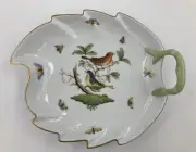 Herend Rothschild Bird leaf shaped dish
