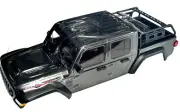 AXIAL SCX10 III JEEP JT GLADIATOR CRAWLER BODY FENDERS LED LIGHTS GRAY AXL03006B