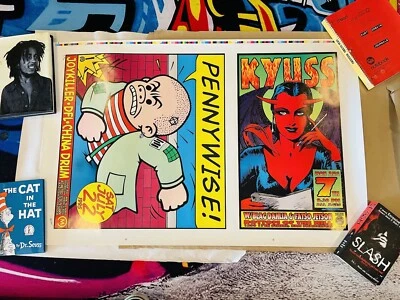 Kozik Poster Artist Proof uncut signed & numbered 48 of 48 Kyuss & Pennywise