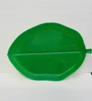 Banana Leaf Shape Plastic Plate Tray For Serving 18 inches Pack Of 3 New