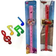 Disney Flute Recorder Ages 3+ for boys and girls, Princess, Cars
