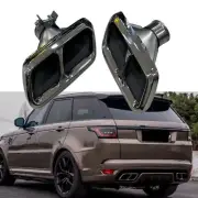 Silver Rear Exhaust Pipe Muffler Tips For Land Rover Range Rover Sport SVR 14-21 (for: Land Rover)