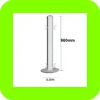 PVC Picket Fence DEAL White 960mm h Post and Base Portable Fencing Events