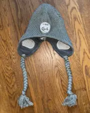 NEW Miller MGD Light 64 Promo Knit Boom Beanie Built In Headphones Fleece Gray