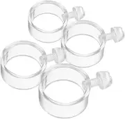 Outanaya 4pcs Flagpole Retaining Ring Durable Plastic Flag Pole Rings for Easy Installation and for Outdoor Displays and Meetings