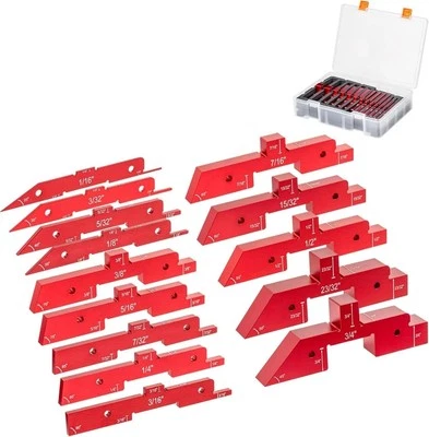 Ssumght Router Table Setup Bars,14pcs Aluminum Precision Setup Blocks Height ...