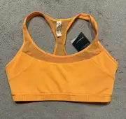 Under Armour Sports Bra Medium Orange Compression Mid-Impact Support Armour Bras