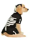 Rubies Skeleton Glow In The Dark Pet Hoodie Dress Up Size L Character Costume