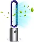 2 in1 Bladeless Tower Fan Electric Floor Fan with Negative Ion Purification
