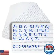 Juvale 12 Pack Double Sided Small Dry Erase White Boards with Lines - Whitebo
