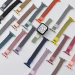 適用於 APPLE WATCH MILANESE 金屬環帶的不銹鋼錶帶 IWATCH 智能手錶錶帶 38 毫米 40 毫