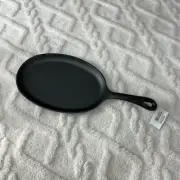 Valor Business Lot Of 5 Cast Iron Fajitas Plater Metal With Handle New 5 Pieces