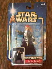Vintage Collectible Star Wars "Attack of the Clones" Jar Jar Binks figurine