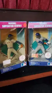 1988 Darryl Strawberry Dwight Gooden Baseball Superstar Statues Figurines