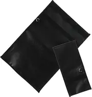 SEWACC 2pcs Laptop Bag Waterproof Case Battery Water Resistant Phone Pouch para Wallet Fire Proof Documents Bag Holders Document Holder Bag Substrate Tablets Vent Black Glass Fiber