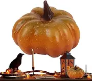 Artificial Pumpkins - Fall Pumpkins for Holiday Home Decor,Harvest Decorative Foam Pumpkins for Halloween Tabletop Shelf Kitchen Decoration