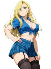 Olivier Armstrong Full Metal FMA Waifu Weatherproof Anime Sticker 6" Car Decal
